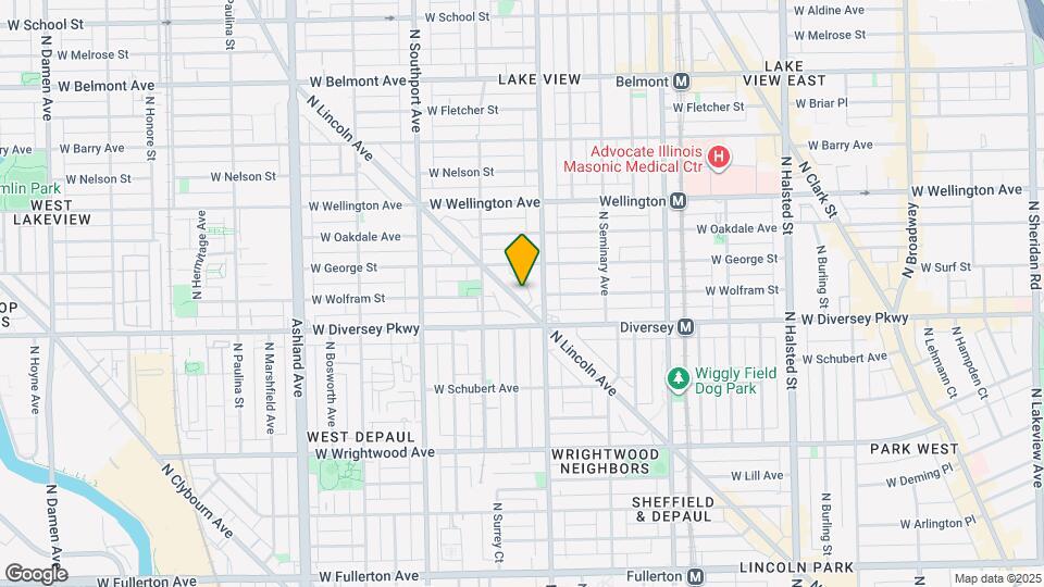 2829-2831 N Lincoln Ave Mapa y Detalles de la Ubicación