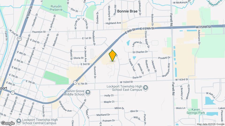 1041 Ashley Ct N, Unit 2D Map and Location Details