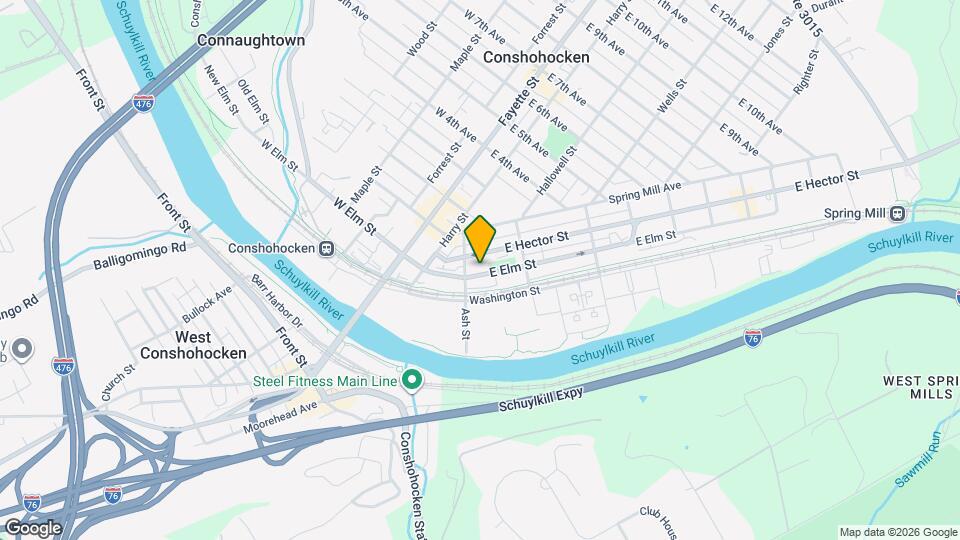 218 E Elm St Map and Location Details