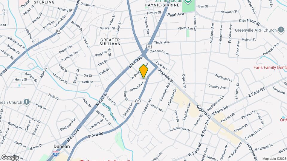 120 Grove Rd Map and Location Details