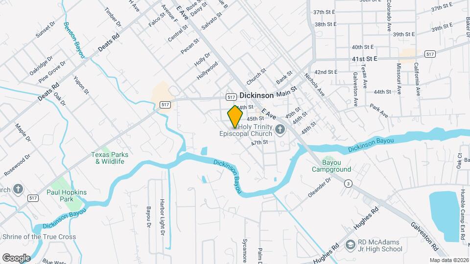 4541 Dakota St Map and Location Details