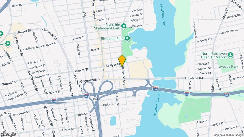 189 Belleville Ave, Unit #3 Map and Location Details