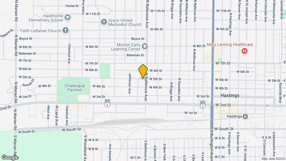 1509 W 5th St Map and Location Details