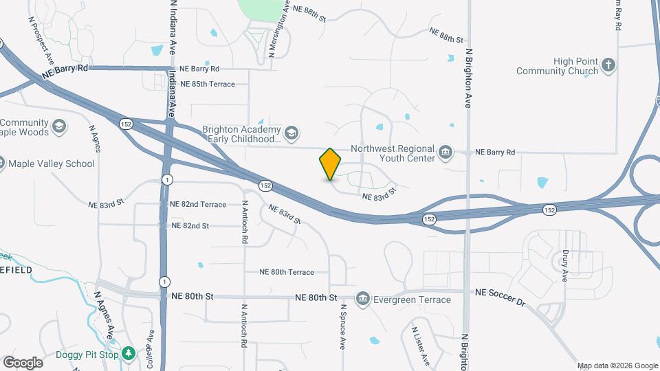 8310 N Spruce Ave Map and Location Details