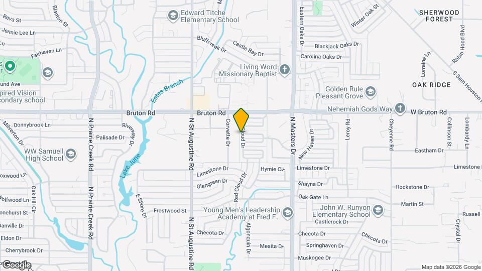 1937 Red Cloud Dr Map and Location Details