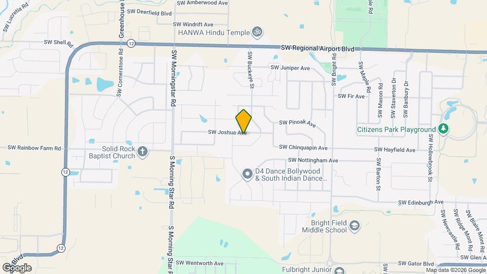 2703 SW Joshua Ave Map and Location Details