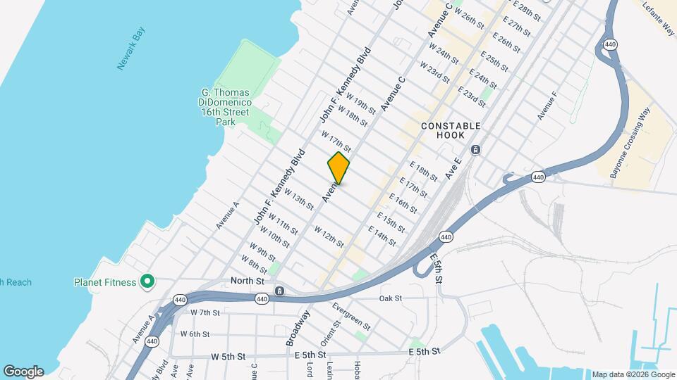 352 Avenue C Map and Location Details