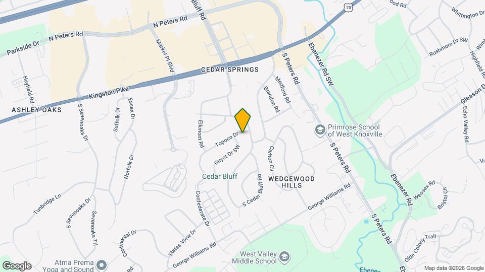 9204 Topoco Dr Map and Location Details