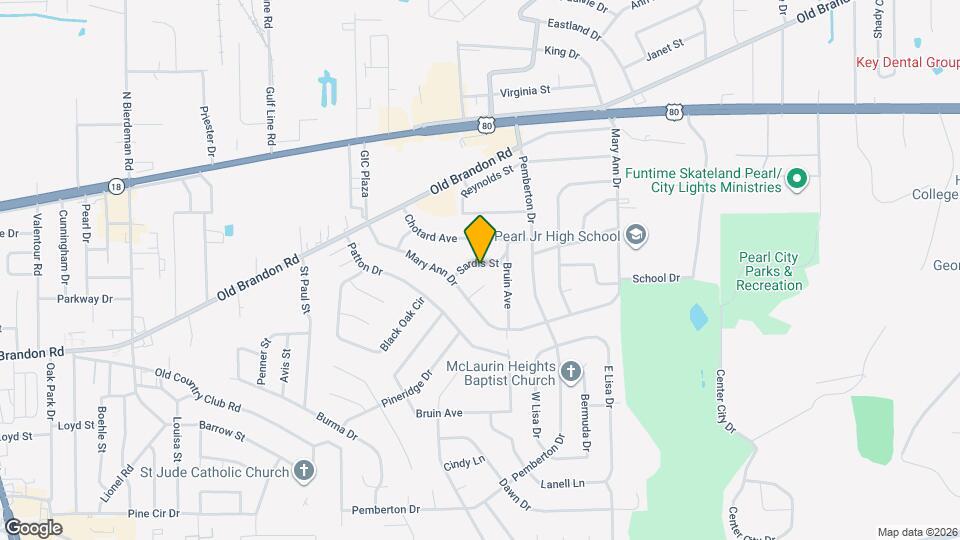 523 Sardis St Map and Location Details