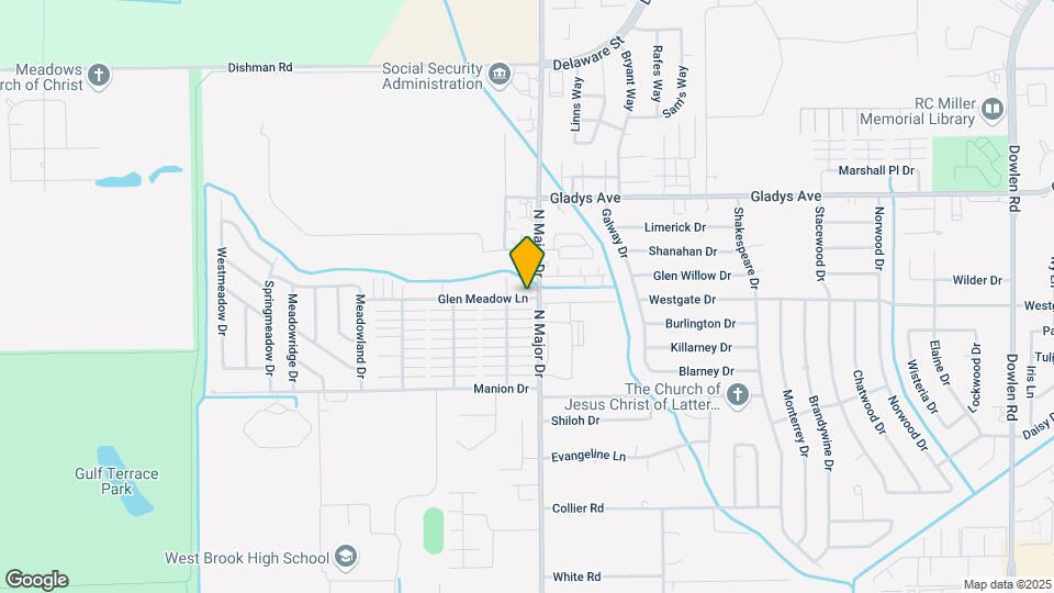 8412 Glen Meadow Ln Map and Location Details