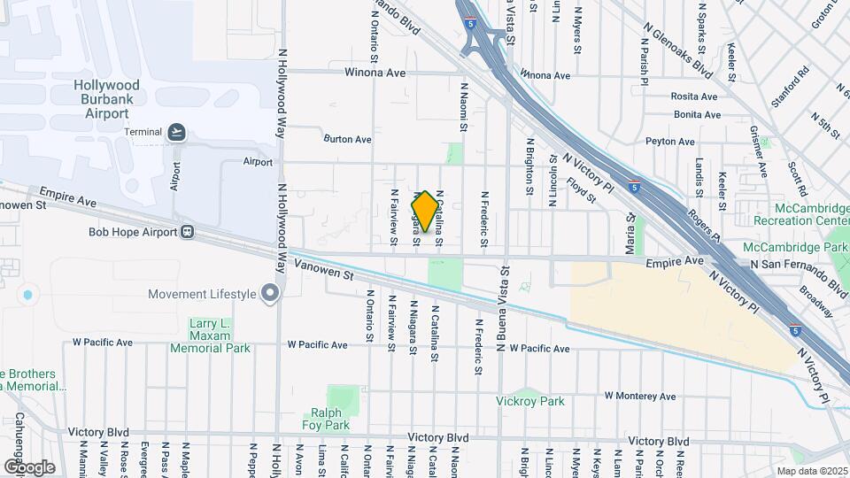2220 N Niagara St, Unit B Map and Location Details