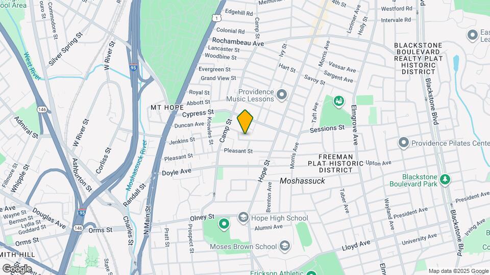 36 Mt Hope Ave Map and Location Details