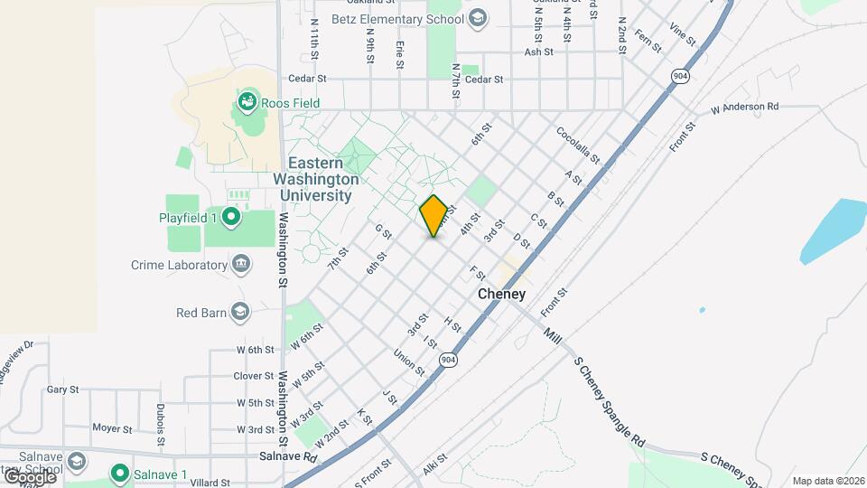 323 5th St, Unit 325 5th St. cheney wa Mapa y Detalles de la Ubicación