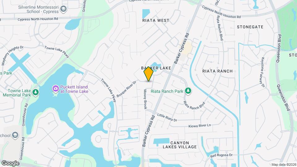 17711 Creek Bluff Ln Map and Location Details
