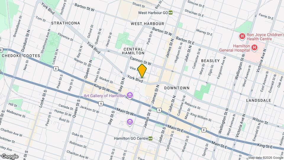 56 York Blvd, Unit 204 Map and Location Details