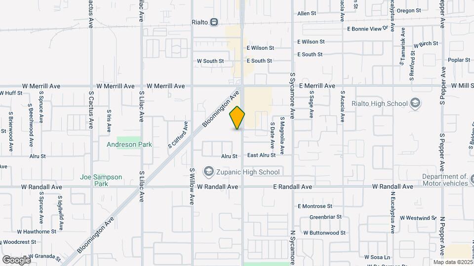 660 S Riverside Ave Map and Location Details