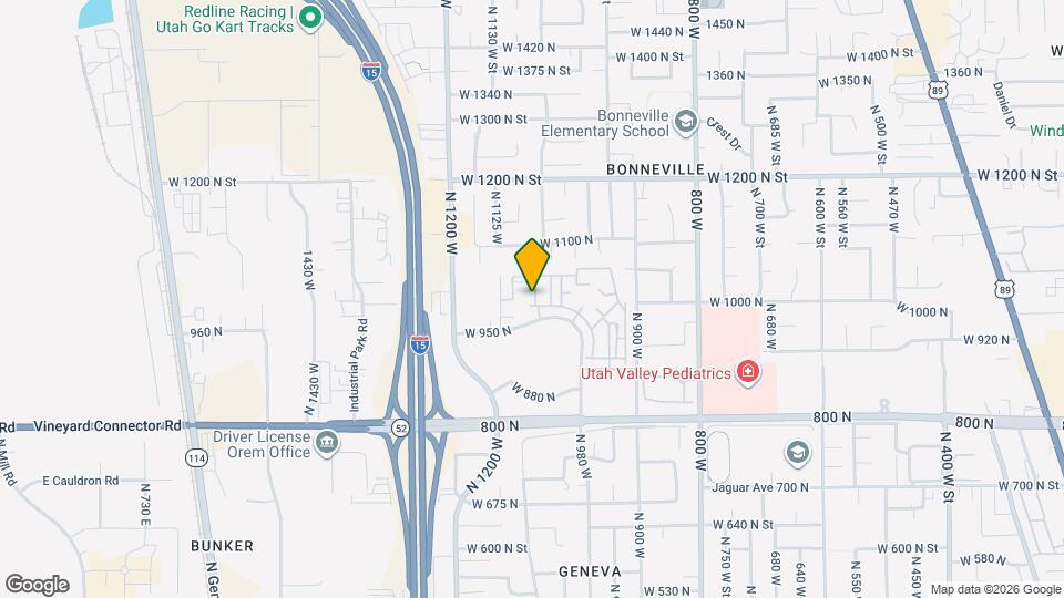 971 N 1030 W Map and Location Details