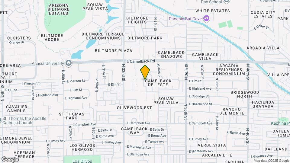 3301 E Elm St Map and Location Details