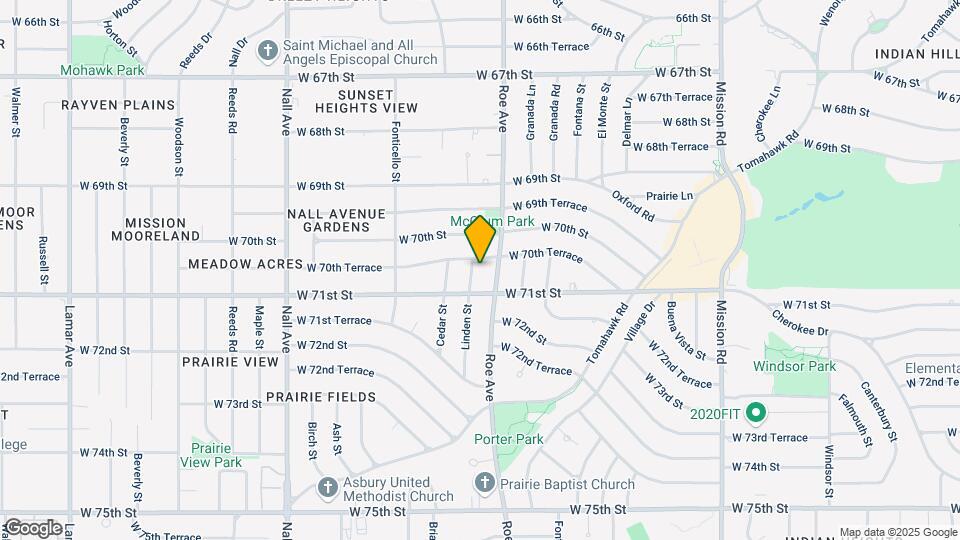 7047 Linden St Map and Location Details