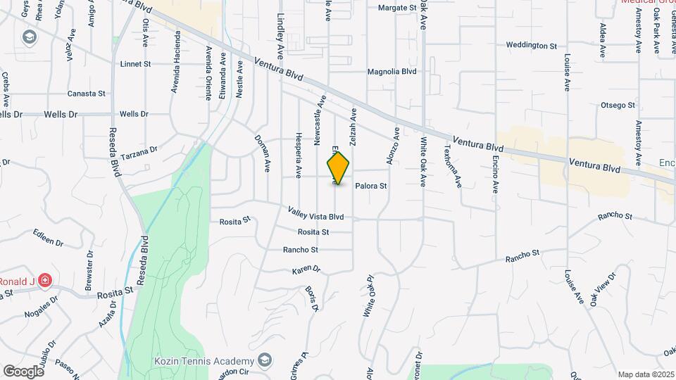 4934 Enfield Ave Map and Location Details