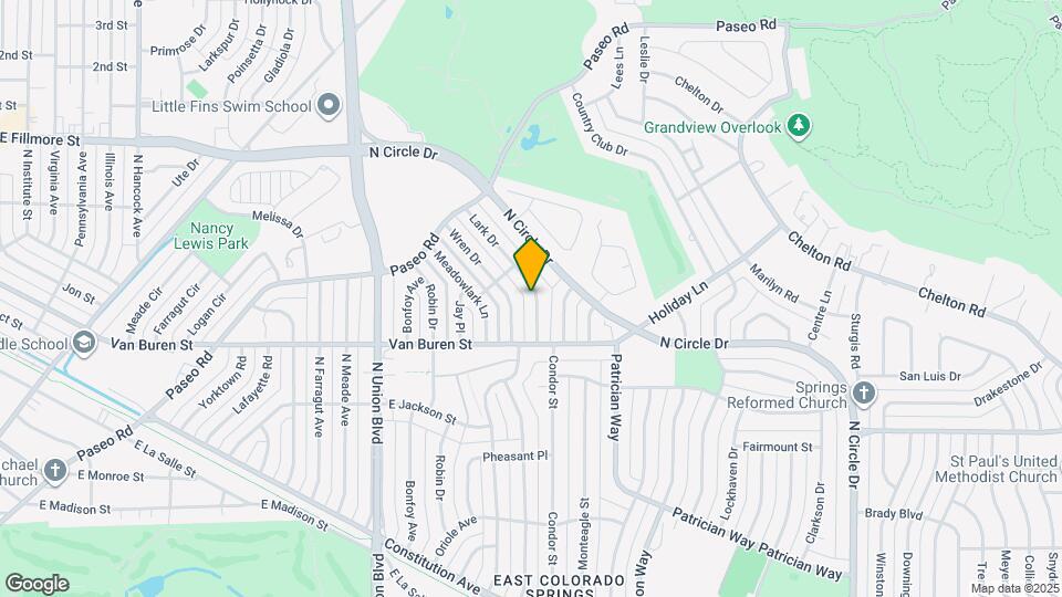 2612 Lark Dr Map and Location Details