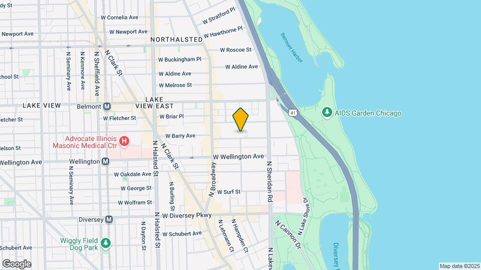 460 W Barry Ave, Unit #224 Map and Location Details