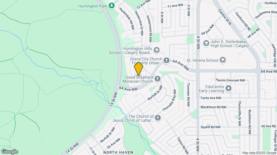 6520 Huntsbay Rd NW Map and Location Details