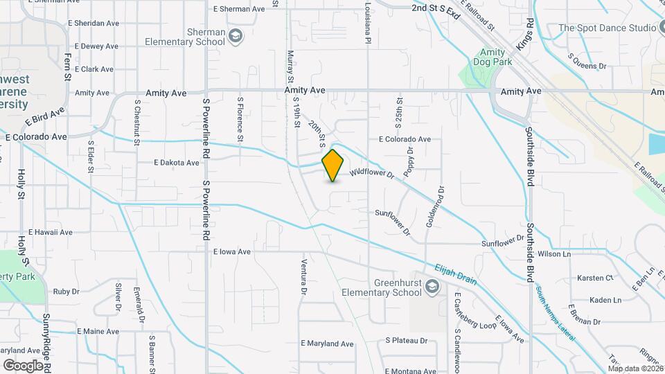 2214 E Elm Grove Dr Map and Location Details