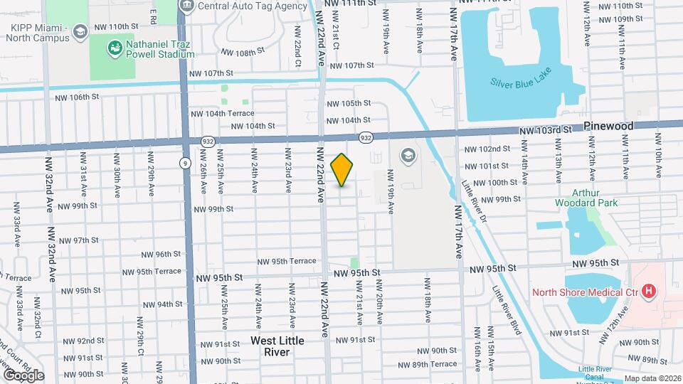 2145 NW 99th Terrace Map and Location Details