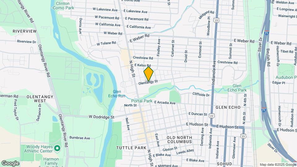 57 Olentangy St Map and Location Details