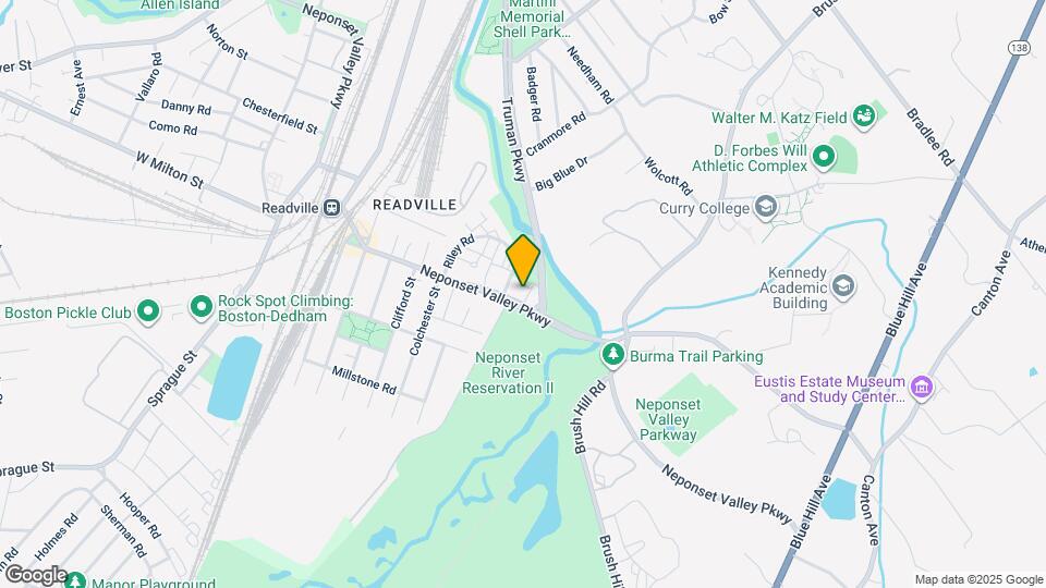 302 Neponset Valley Pky, Unit 1 Map and Location Details