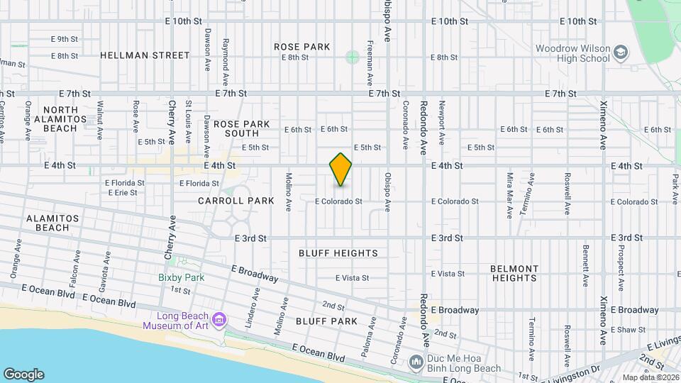 360 Gladys Ave Map and Location Details