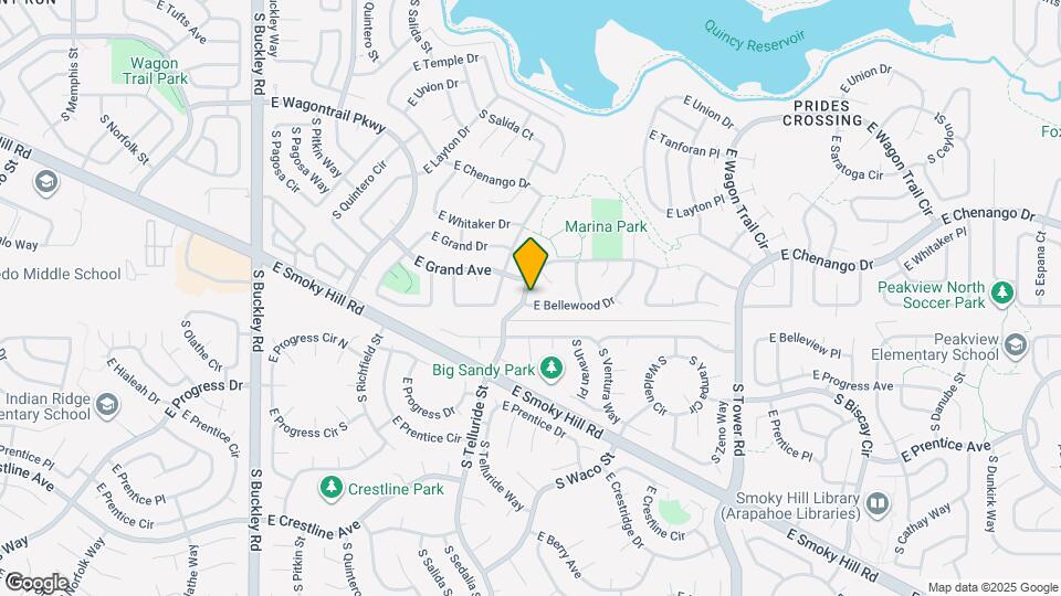 17703 E Bellewood Dr Mapa y Detalles de la Ubicación