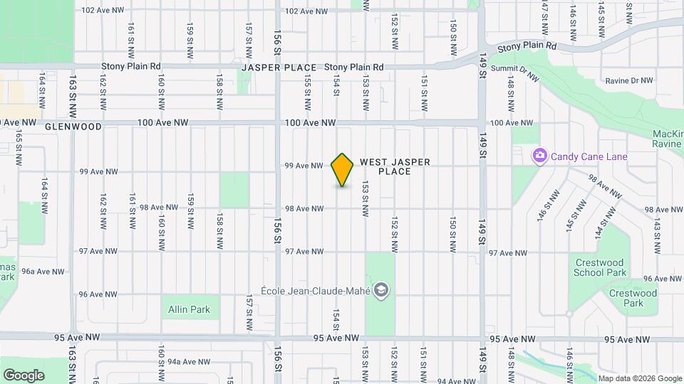9823 154 St NW Map and Location Details