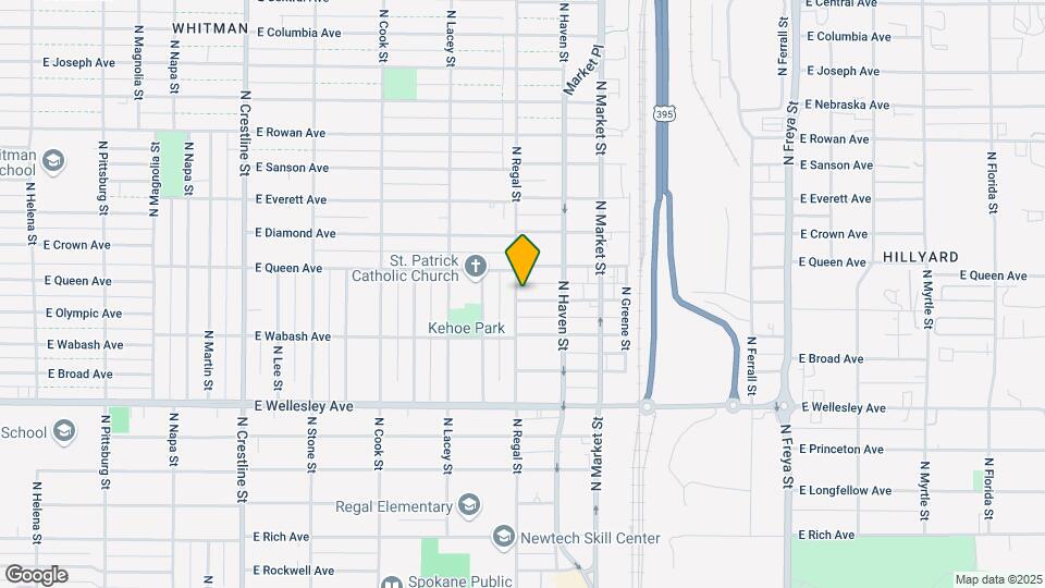 2903 E Olympic Ave Mapa y Detalles de la Ubicación