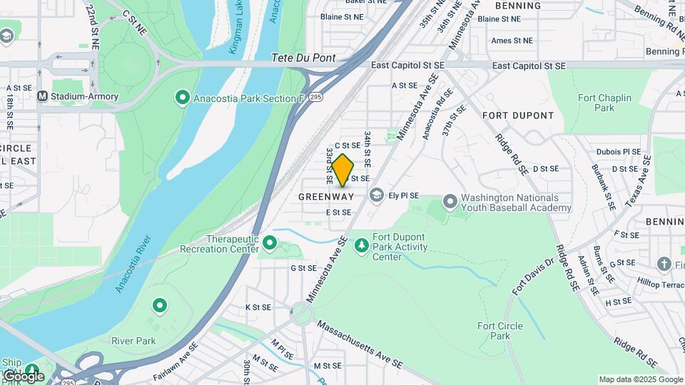 3314-3318 Ely Pl SE Mapa y Detalles de la Ubicación