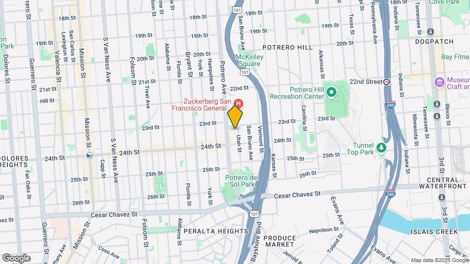 1212 Utah St Map and Location Details
