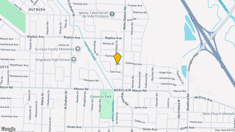 1246 Holliday St Map and Location Details