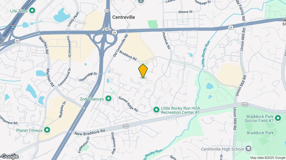 13909 Woods Run Ct Map and Location Details