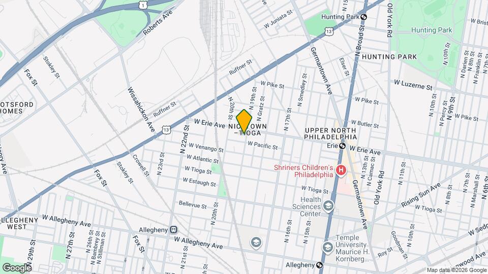 3634 N 19th St Mapa y Detalles de la Ubicación