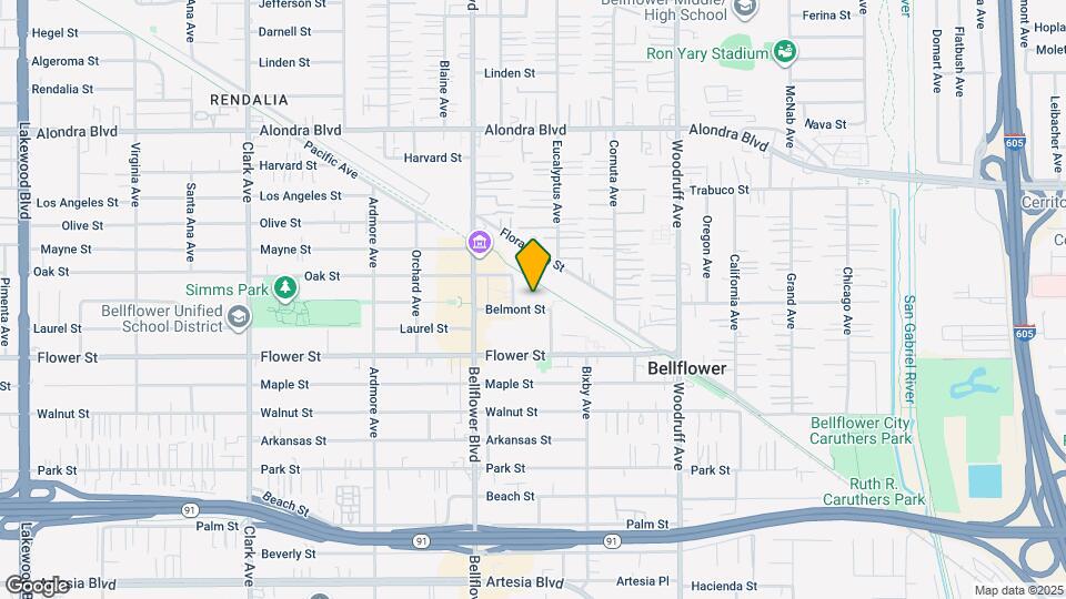 9903 Belmont St Map and Location Details