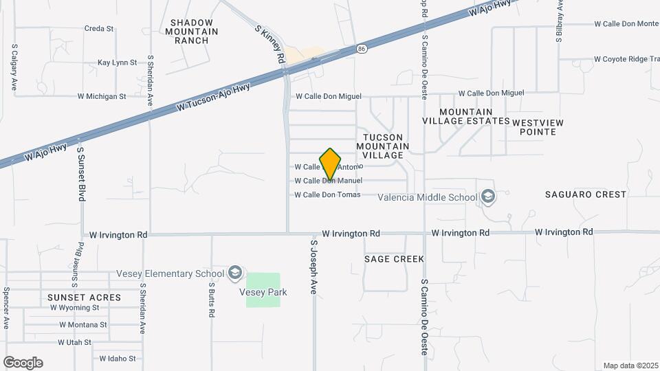 4873 W Calle Don Manuel Map and Location Details