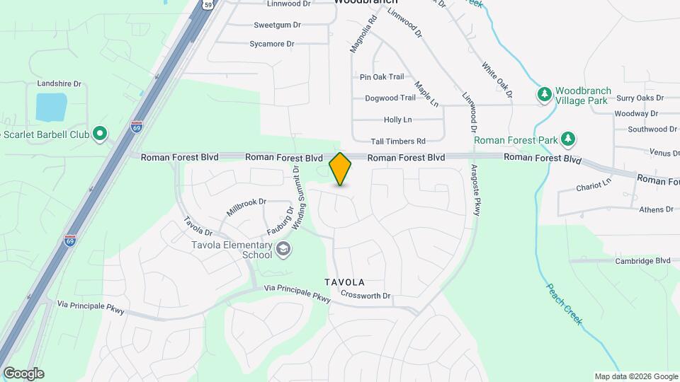 23649 Alder Branch Ln Mapa y Detalles de la Ubicación