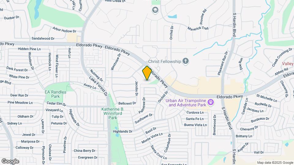 4401 Cedar Crest Dr Map and Location Details