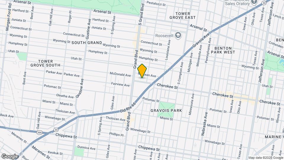 3517 Cherokee St Mapa y Detalles de la Ubicación