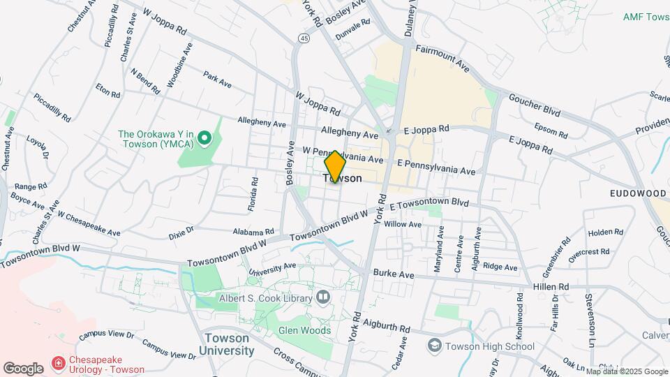 Towson Station Apartments Map and Location Details