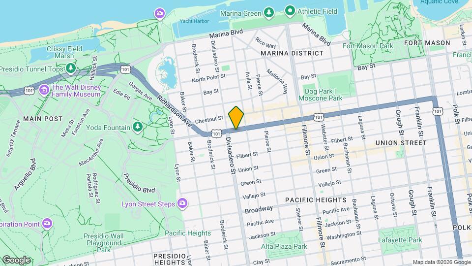 2459 Lombard St Map and Location Details