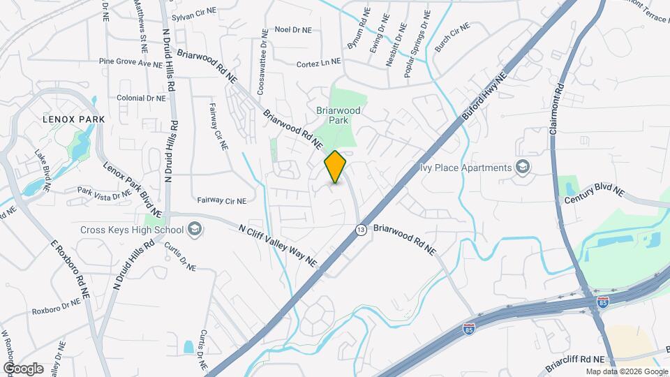 1424 Keys Crossing Dr NE Map and Location Details