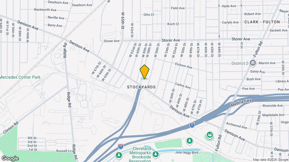 3539 W 58th St Map and Location Details