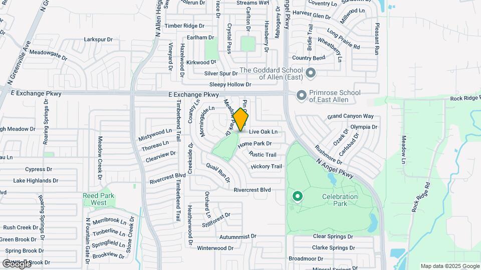 1600 Live Oak Ln Map and Location Details